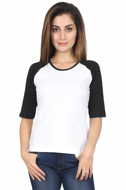 ICONIC RAGLAN PLAIN TSHIRT FOR HER