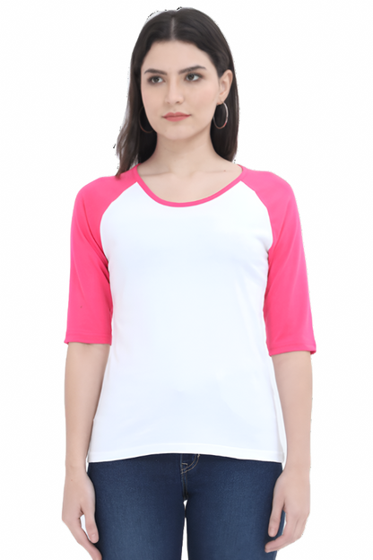 ICONIC RAGLAN PLAIN TSHIRT FOR HER