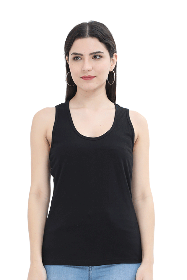 WOMEN SLIM FIT LOUNGE TANK TOP - UNVEILING COMFORT