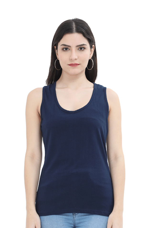 WOMEN SLIM FIT LOUNGE TANK TOP - UNVEILING COMFORT