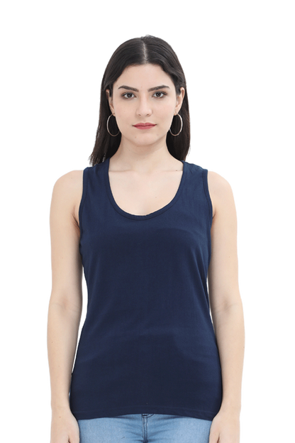 WOMEN SLIM FIT LOUNGE TANK TOP - UNVEILING COMFORT