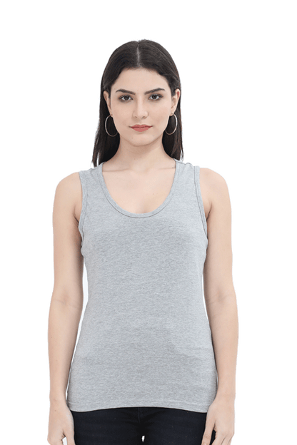 WOMEN SLIM FIT LOUNGE TANK TOP - UNVEILING COMFORT