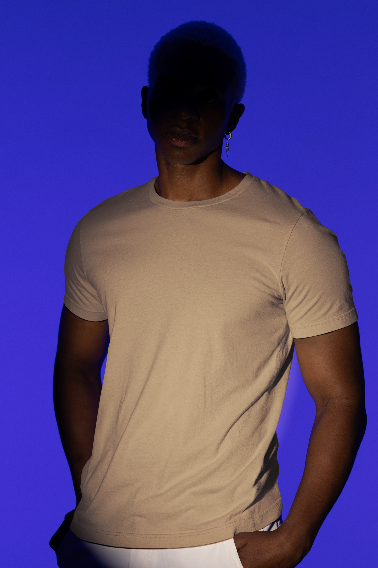 CLASSIC BEIGE: MENS REGULAR FIT T-SHIRT