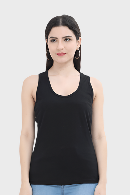 WOMEN SLIM FIT LOUNGE TANK TOP - UNVEILING COMFORT