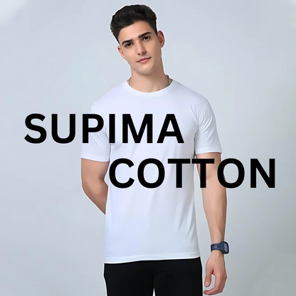 SUPIMA SOLID T-SHIRT