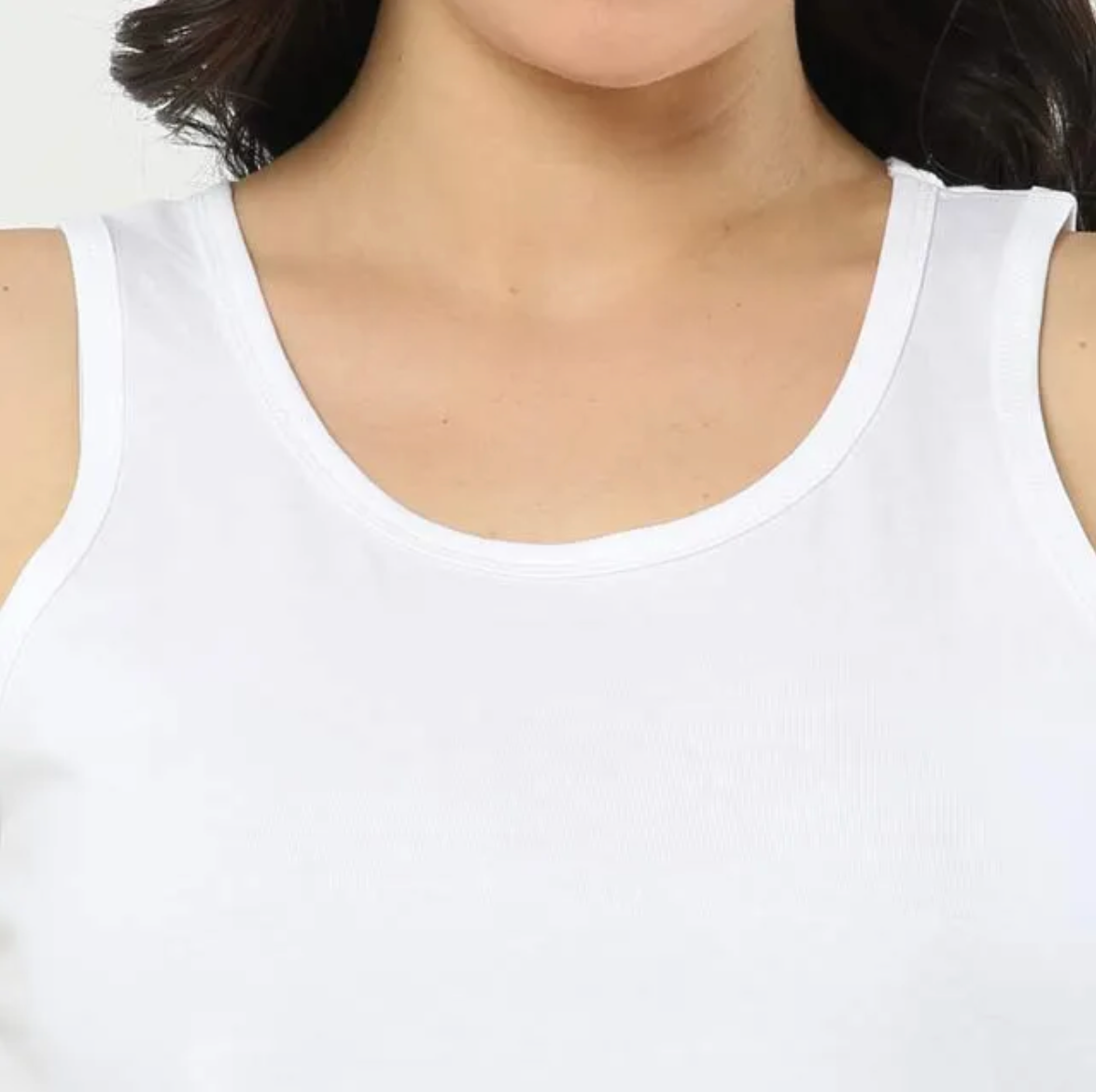 WOMEN'S & GIRLS PLAIN CROP TANK TOP