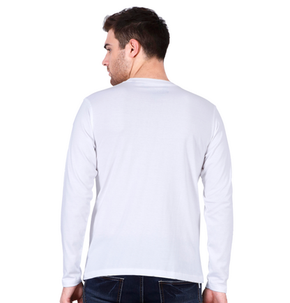 Mens Full Sleeves Round Neck Plain Tshirt