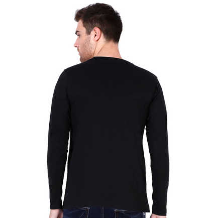 Mens Full Sleeves Round Neck Plain Tshirt