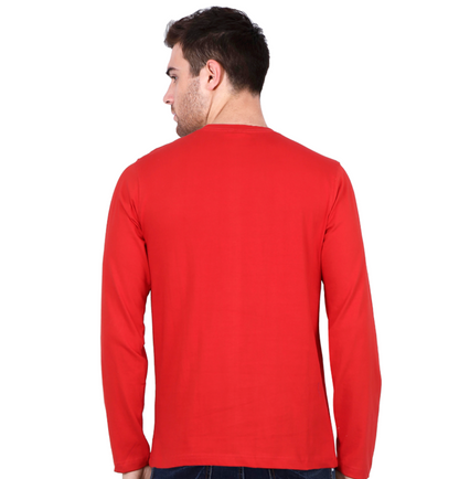 Mens Full Sleeves Round Neck Plain Tshirt