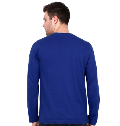 Mens Full Sleeves Round Neck Plain Tshirt