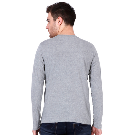 Mens Full Sleeves Round Neck Plain Tshirt