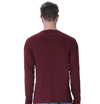 Mens Full Sleeves Round Neck Plain Tshirt