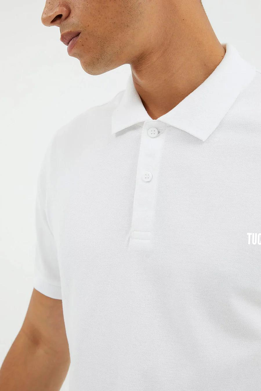 MENS SOLID POLO TSHIRT - White